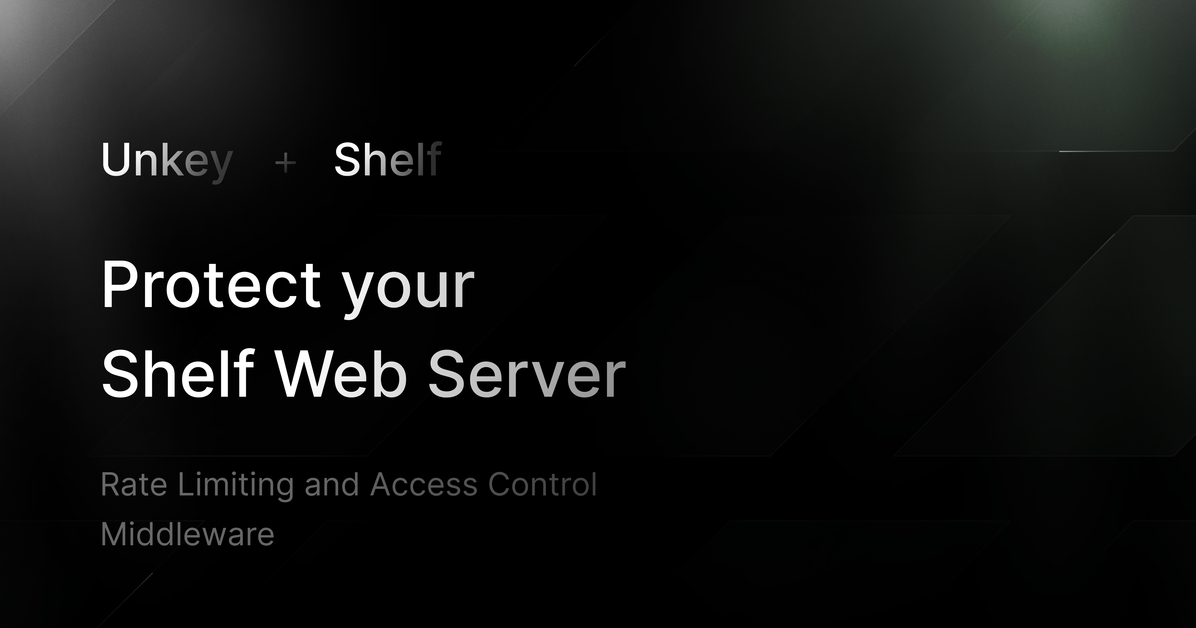 Rate Limiting and Access Control Middleware